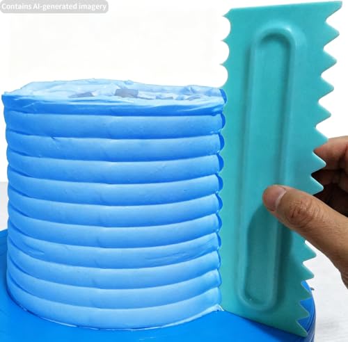 Cake Scraper set of 8 Pack Cake Edge Tools (8 Count)