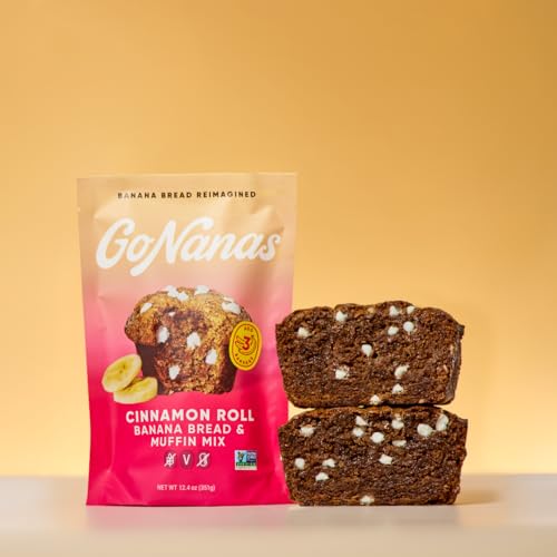 Cinnamon Roll Banana Bread & Muffin Mix (12.4 Ounce)