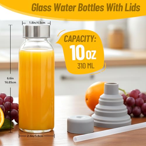 10 oz Glass Juice Bottles