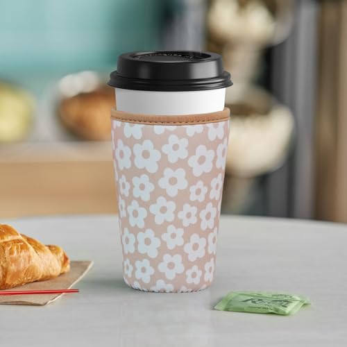 Reusable Insulated Neoprene Iced Coffee Cup Sleeve (3 Count)