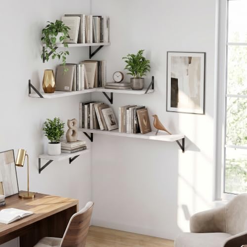 Wall Mounted Floating Shelves Set of 2 (2 Count)