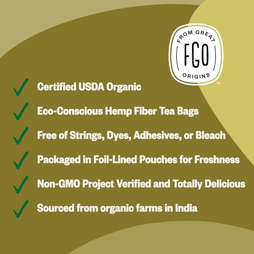 Organic Ginger Tea (100 Count)