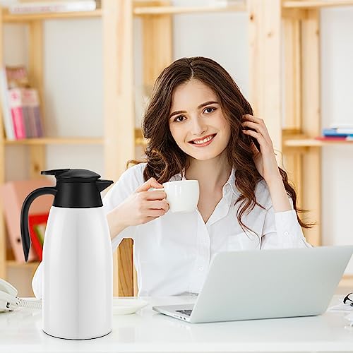 70oz Coffee Carafe Airpot Insulated Coffee Urn Stainless Steel Vacuum Thermal Pot Flask Dispenser for Coffee