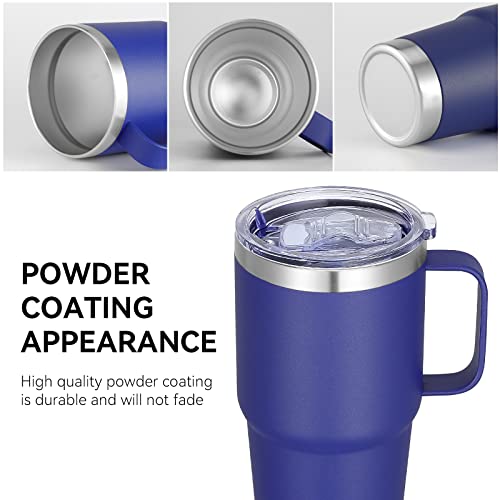 20 oz Insulated Travel Coffee Mugs Set of 6 (12 Count)