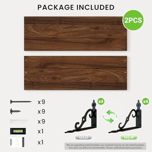Floating Shelves for Wall Decor (2 Count)