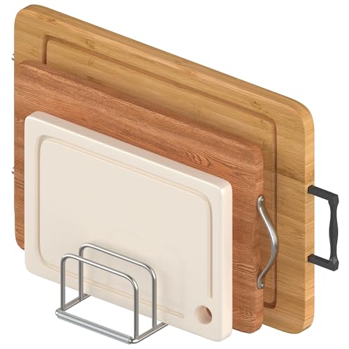 Cutting Board Organizer Stand Holder