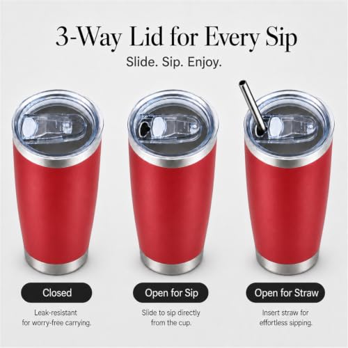 20oz Stainless Steel Insulated Tumblers Bulk (12 Count)