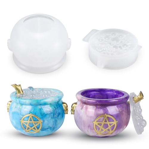 LET’S Resin Witch Cauldron Resin Mold