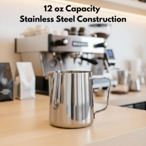 12oz Stainless Steel Latte Art Pitcher