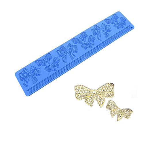 Bow knot Silicone Fondant Embossing Mat Sugarcraft Bow
