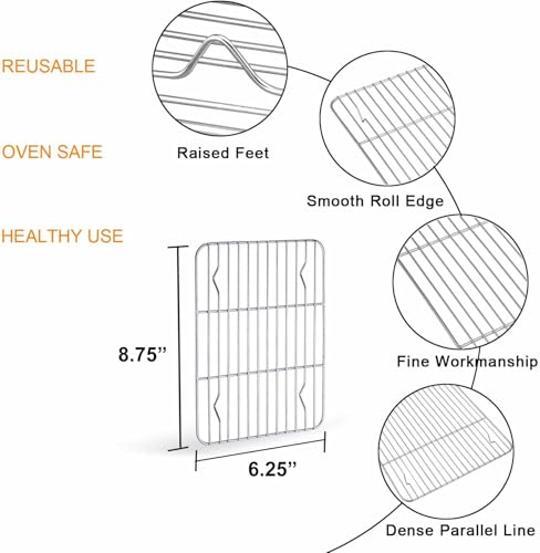 Toaster Oven Tray and Rack Set (2 Count)