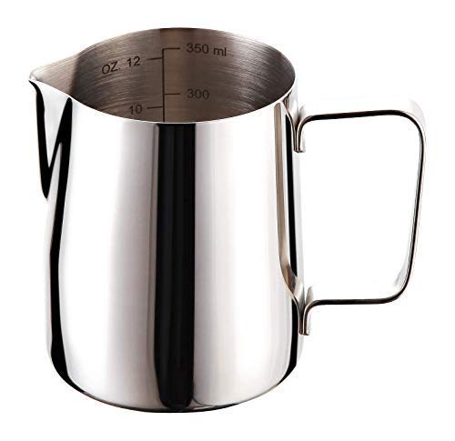 12oz Stainless Steel Milk Frothing Pitcher for Latte Art