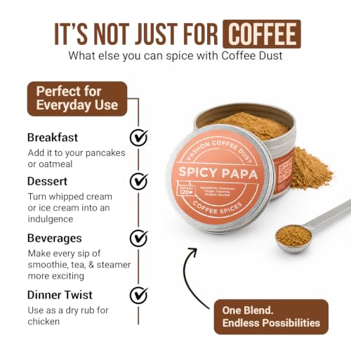 Coffee Dust Spicy Papa Flavoring Powder (2 Ounce)