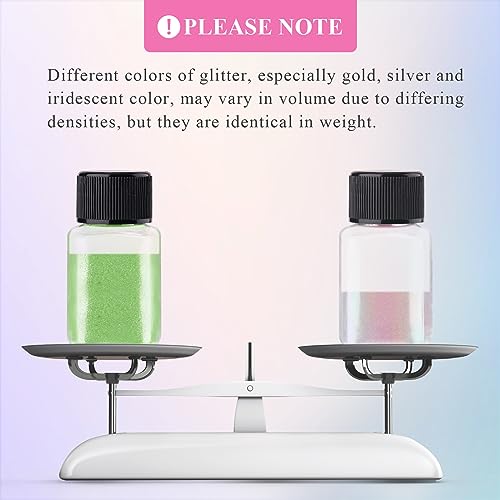 Edible Food Grade Glitter Powder Glimmer Luster Dust Metallic Fancy Food Decorating Sprinkle Glimmery Dust for Drink Wine Beverage Cake Bakery Vegan Allergen