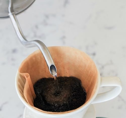 Pug Coffee Pour Over Single Cup Ceramic Brewer Coffee Maker with Melitta Filters