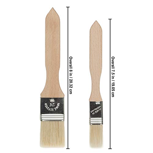 Pastry Brushes Set with Untreated Beechwood Handles