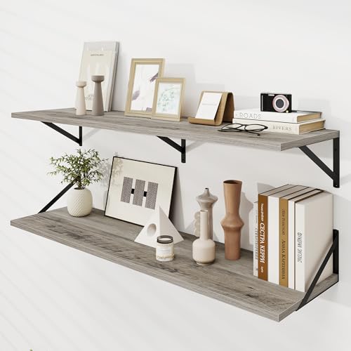 Wall Mounted Floating Shelves Set of 2 (2 Count)