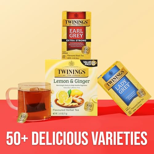 Earl Grey Extra Strong Black Tea Individually Wrapped Bags (120 Count)
