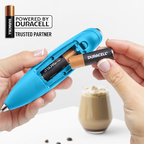 Powerful Milk Frother Wand With Duracell Batteries