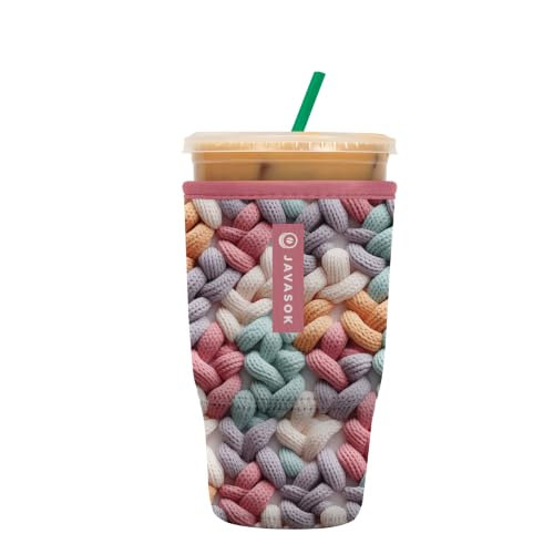 JavaSok Iced Coffee & Cold Soda Insulated Neoprene Cup Sleeve