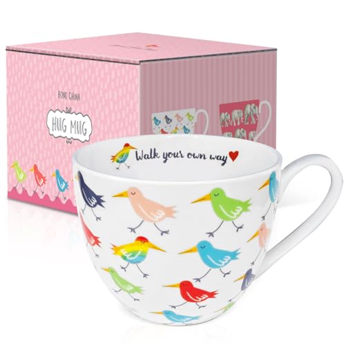 Birds Mugs for Daily Coffee and Tea