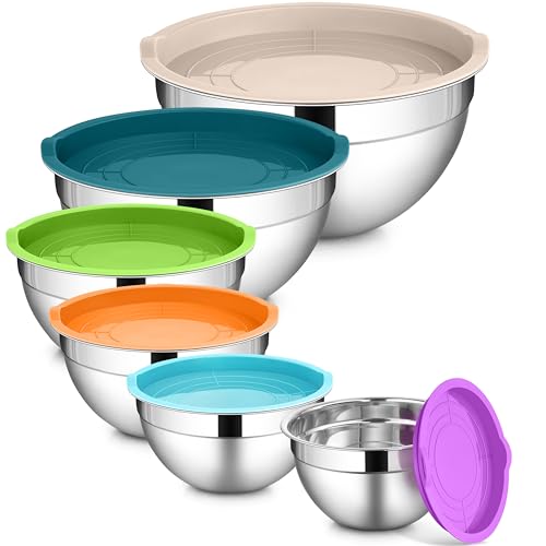 Mixing Bowls with Lids Set (6 Count)