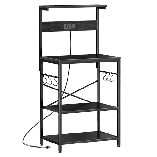 Kitchen Bakers Rack with Power Outlet