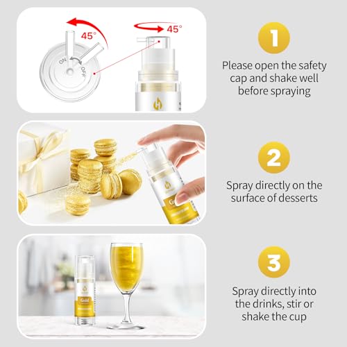 Silver Edible Glitter Spray