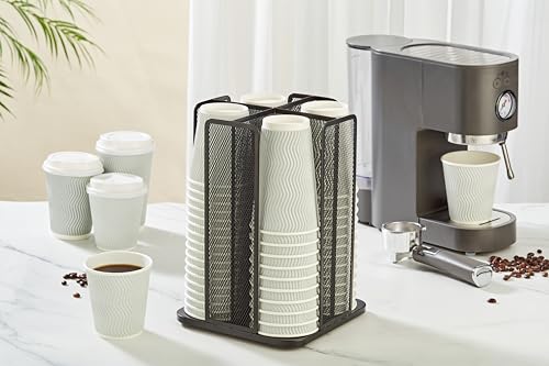 Paper Plastic Cup and Lid Holder Plastic Storage Organizer