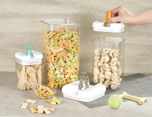Flip Tite Pet Food Container with Airtight Lids (3 Count)