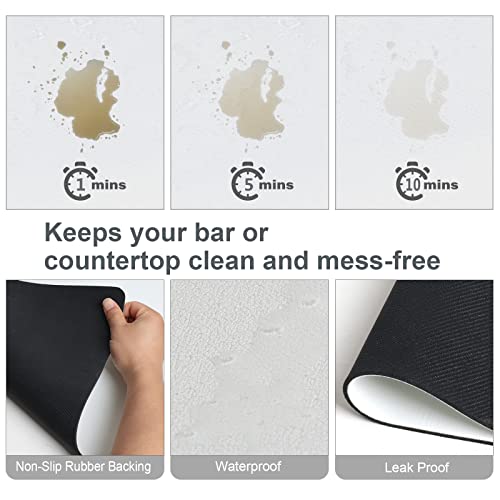 XXL Coffee Bar Mat for Barista Workstation
