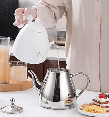 Stainless Steel Teapot with Infuser 1200ml