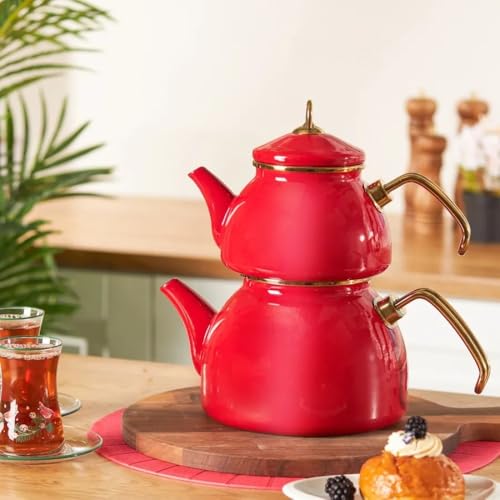 Retro Turkish Teapot for Stovetop