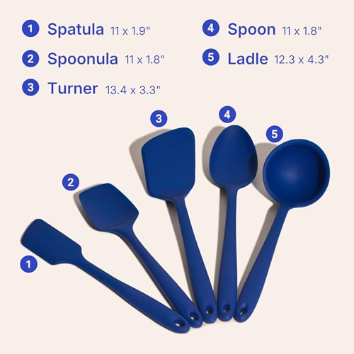 5 Piece Silicone Kitchen Utensils Set (5 Count)