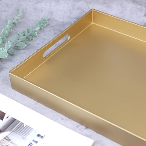 Gold Serving Tray for Coffee Table