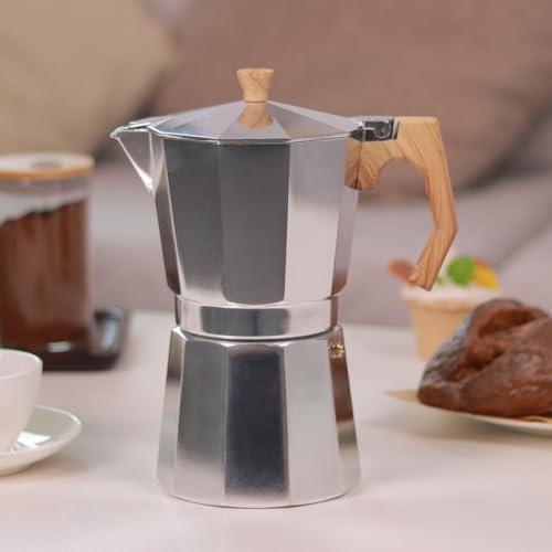 12 Cup Stovetop Espresso Maker Aluminium Moka Pot Percolator