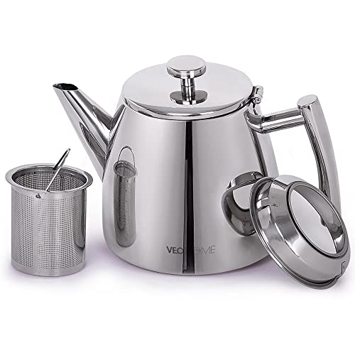 Stainless Steel Tea Pot with Infuser