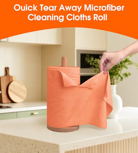 Microfiber Cleaning Cloth Roll (100 Count)