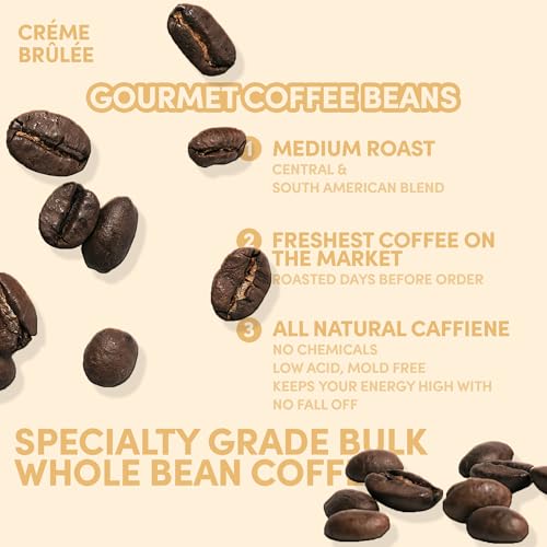 Sarasota Coffee Whole Bean Creme Brulee (80 Ounce)