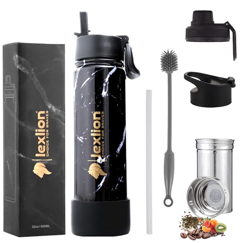 Tea Infuser Water Bottle 22 Oz
