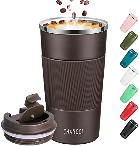 Travel Coffee Mug Spill Proof Leakproof 16 oz Insulated Coffee Mug with Screw Lid