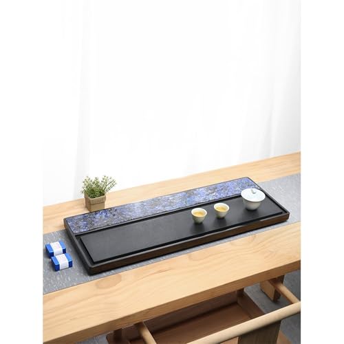 Tea Set Goldstone Tea Tray Whole Natural Household Stone Tea Table Simple Modern Chinese Single Layer Tea Set Living Room Tea Sea Chinese Tea Set