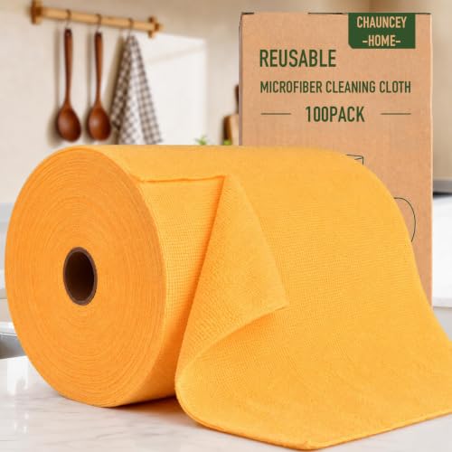 Microfiber Cleaning Cloth Roll (100 Count)