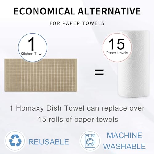 100% Cotton Terry Kitchen Towels (4 Count)