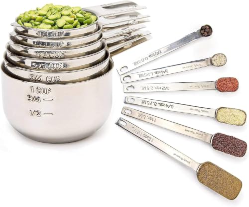 Measuring Cups & Spoons Set of 12