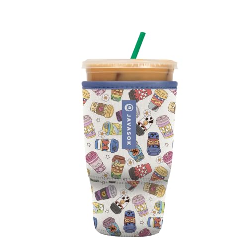 JavaSok Iced Coffee & Cold Soda Insulated Neoprene Cup Sleeve