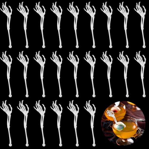 Halloween Swizzle Sticks Skeleton Cocktail Garnish