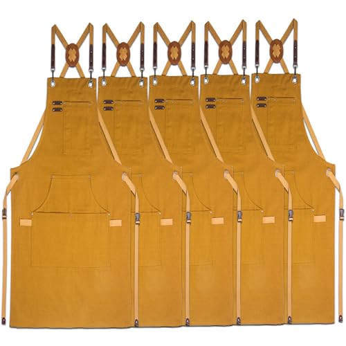 5 Pack Kitchen Aprons