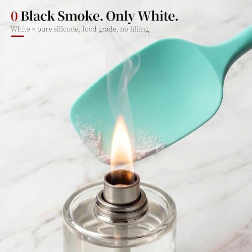 600ºF Heat Resistant Silicone Spoon Spatula Set of 3