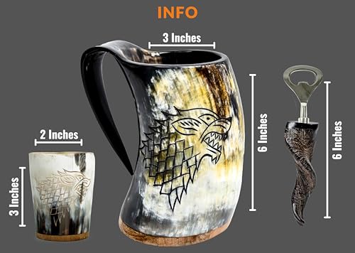 Viking OX Horn Mug
